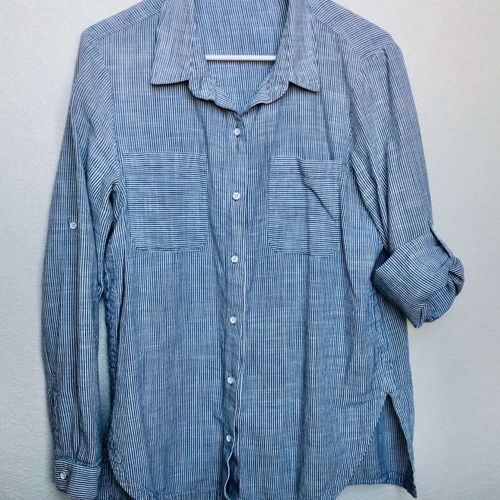 Athleta Button Up